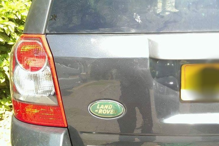 land rover freelander after dent removal